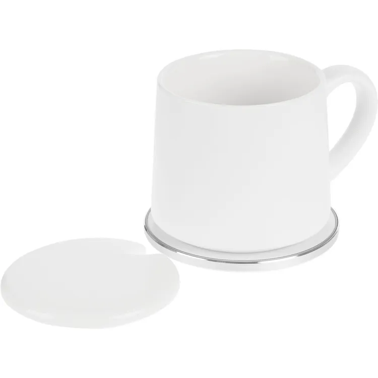 Кружка с подогревом и беспроводной зарядкой dualBase ver. 2.0 Matt, белая арт.16345.60