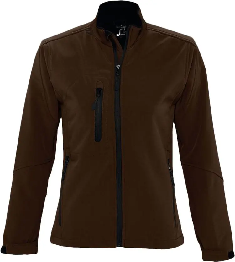 Куртка женская на молнии Roxy 340 коричневая арт.4368.59