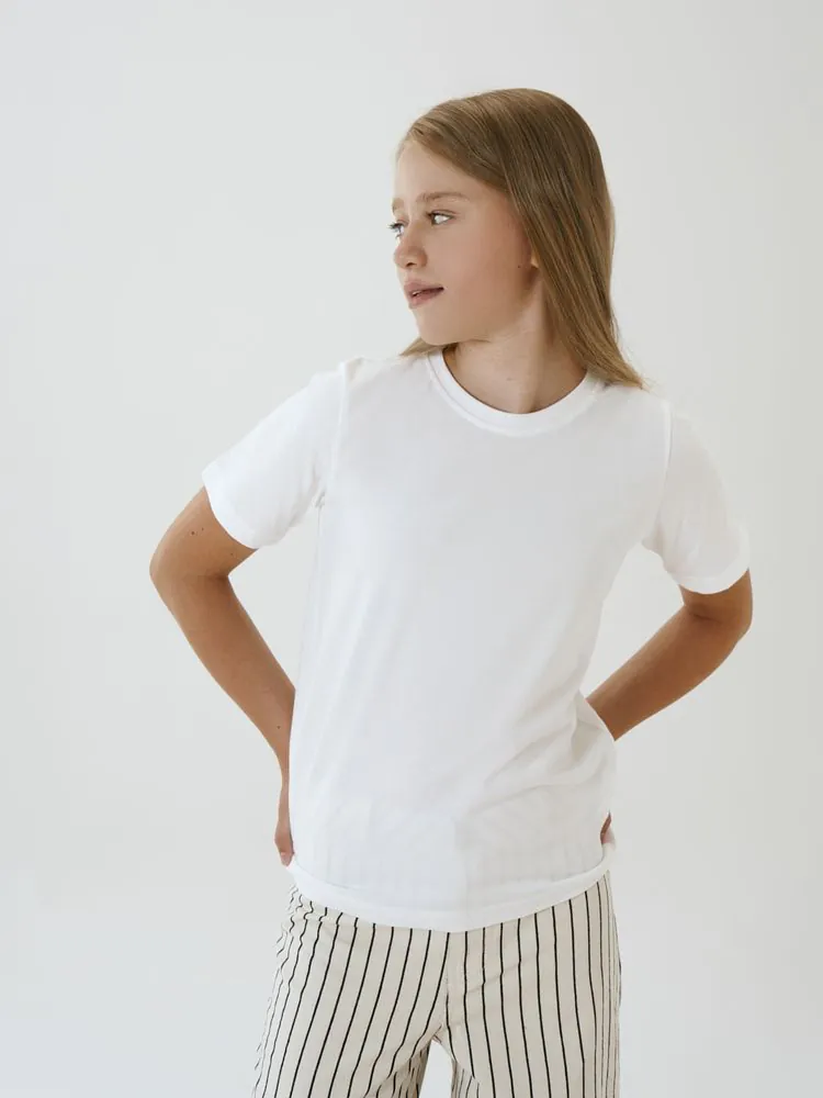Футболка детская T-Bolka Kids, белая (белоснежная) арт.2504.63