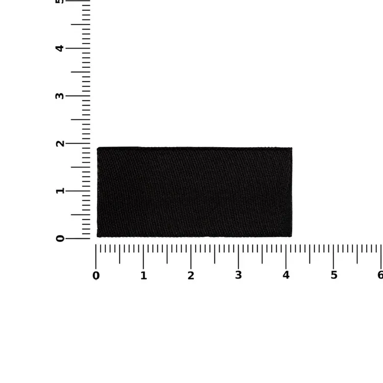 Лейбл тканевый Epsilon, XXS, черный арт.16348.30
