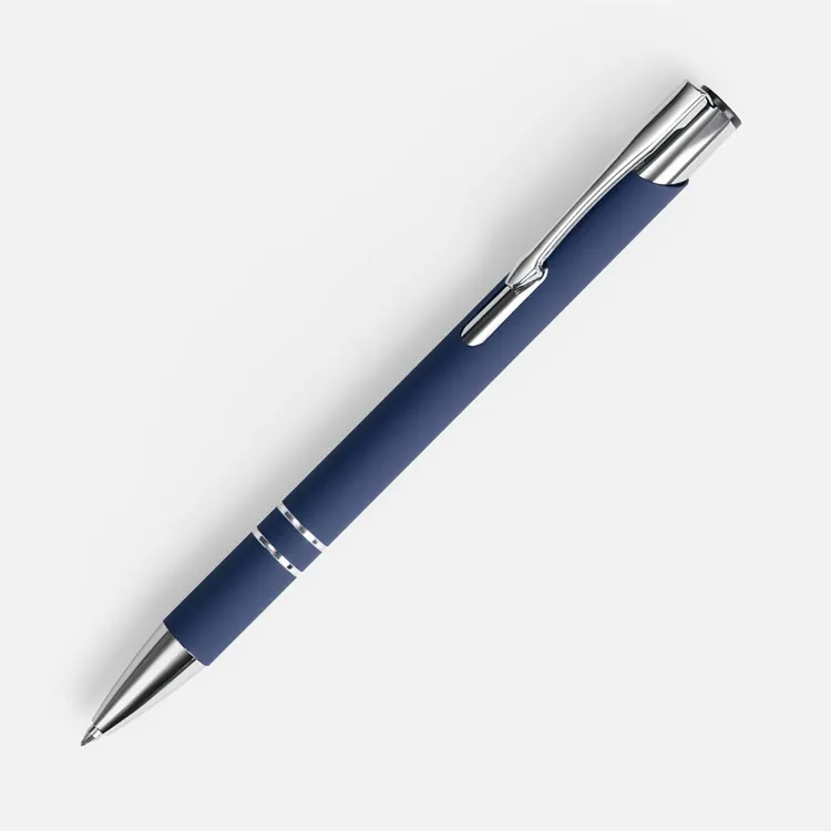 Ручка шариковая Keskus Soft Touch, темно-синяя арт.16425.40