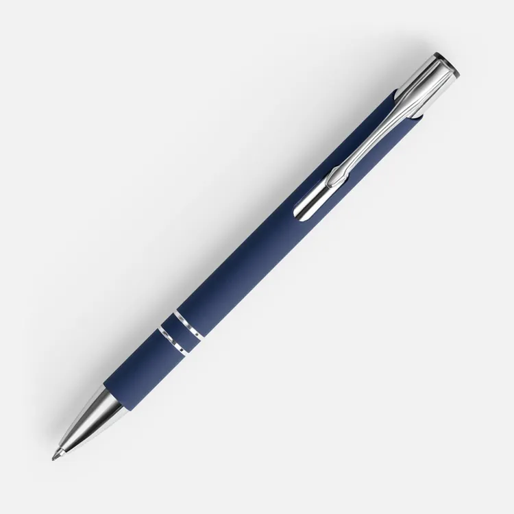 Ручка шариковая Keskus Soft Touch, темно-синяя арт.16425.40