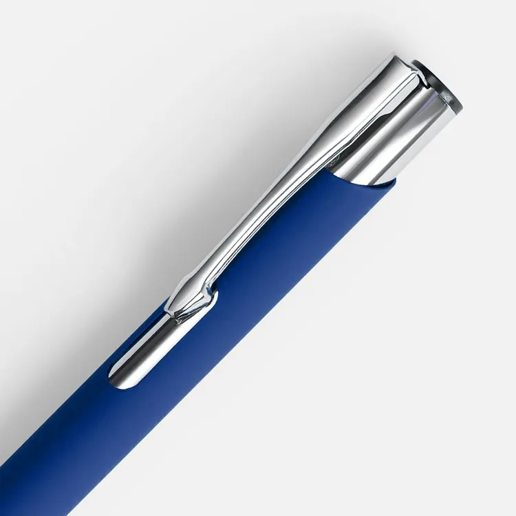 Ручка шариковая Keskus Soft Touch, ярко-синяя арт.16425.44