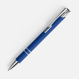 Ручка шариковая Keskus Soft Touch, ярко-синяя арт.16425.44