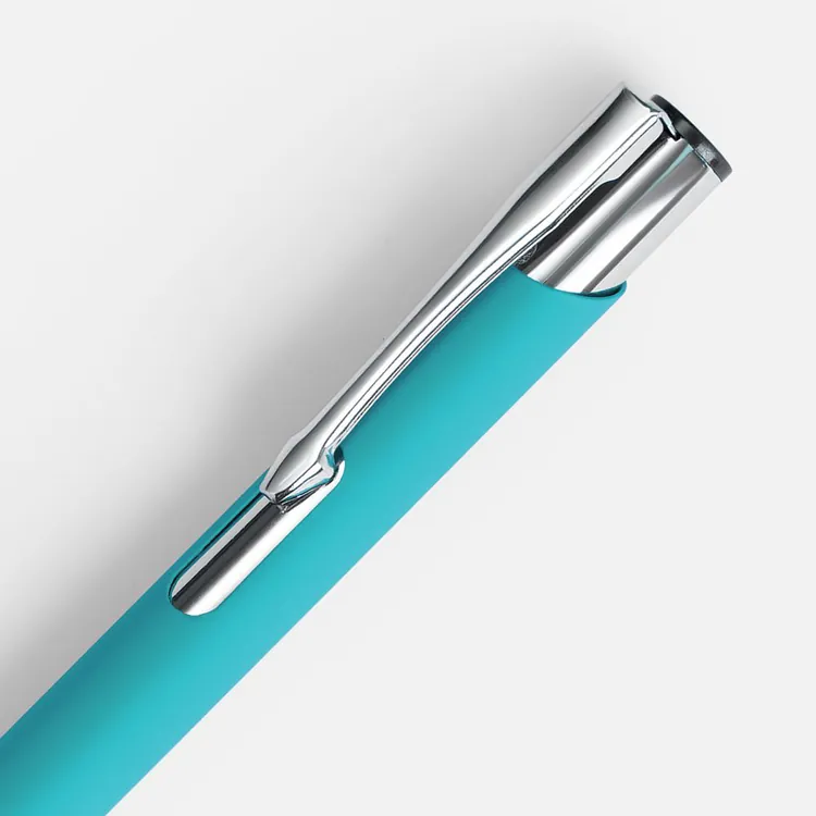 Ручка шариковая Keskus Soft Touch, бирюзовая арт.16425.49