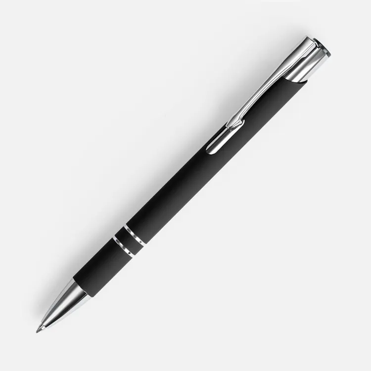 Ручка шариковая Keskus Soft Touch, черная арт.16425.30