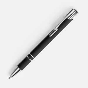 Ручка шариковая Keskus Soft Touch, черная арт.16425.30