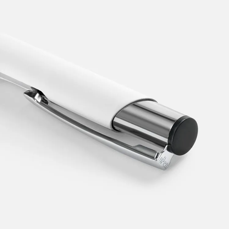 Ручка шариковая Keskus Soft Touch, белая арт.16425.60