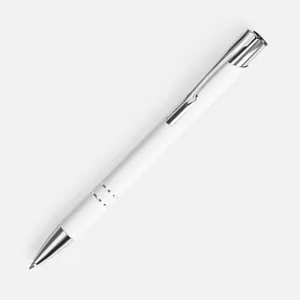 Ручка шариковая Keskus Soft Touch, белая арт.16425.60