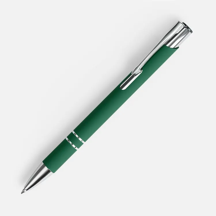 Ручка шариковая Keskus Soft Touch, зеленая арт.16425.90