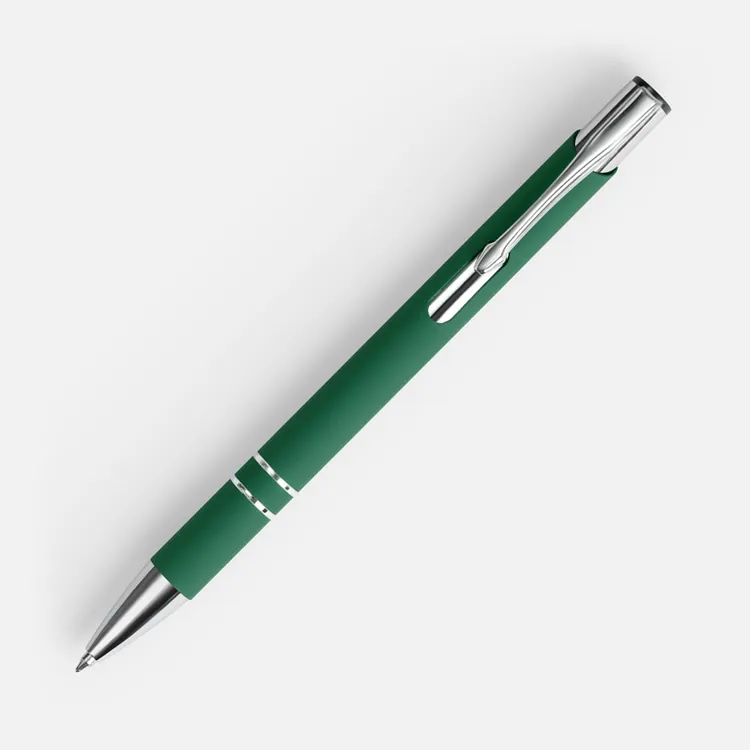 Ручка шариковая Keskus Soft Touch, зеленая арт.16425.90