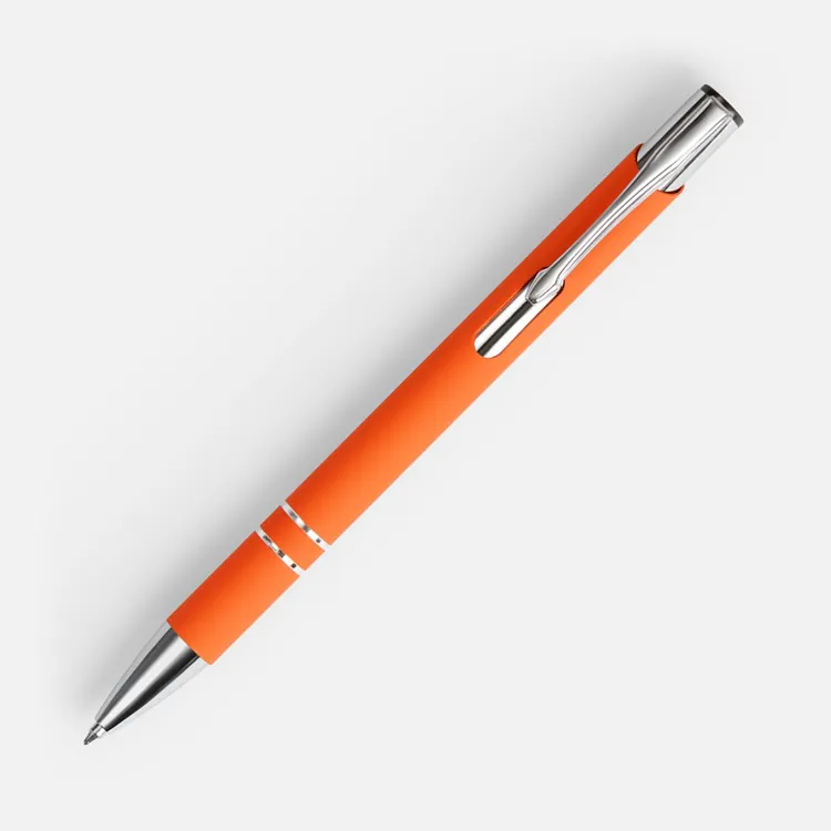 Ручка шариковая Keskus Soft Touch, оранжевая арт.16425.20