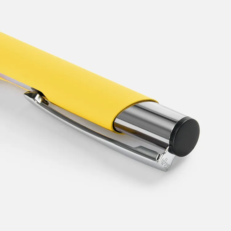 Ручка шариковая Keskus Soft Touch, желтая арт.16425.80