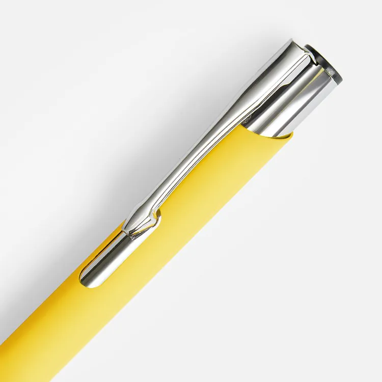 Ручка шариковая Keskus Soft Touch, желтая арт.16425.80