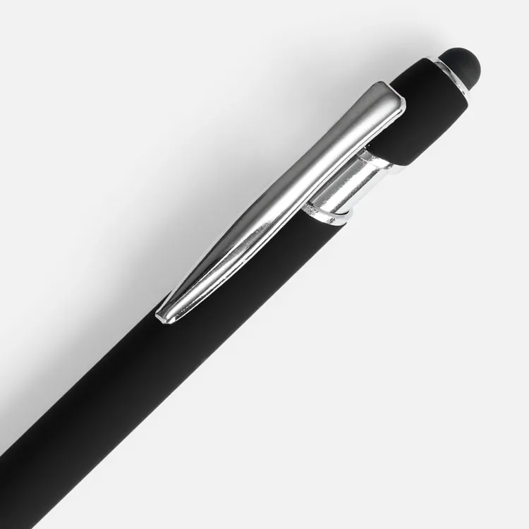 Ручка шариковая Pointer Soft Touch со стилусом, черная арт.16426.30