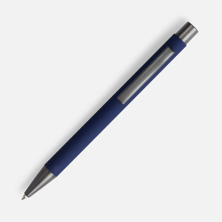 Ручка шариковая Atento Soft Touch, темно-синяя арт.16427.40