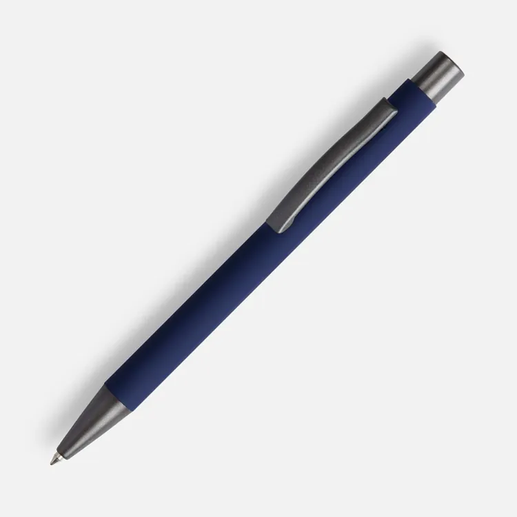 Ручка шариковая Atento Soft Touch, темно-синяя арт.16427.40