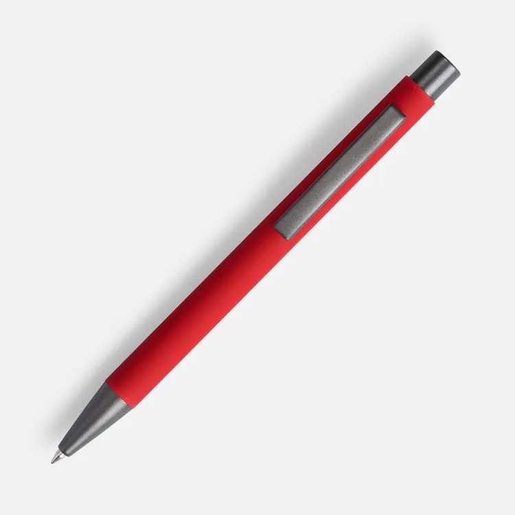 Ручка шариковая Atento Soft Touch, красная арт.16427.50