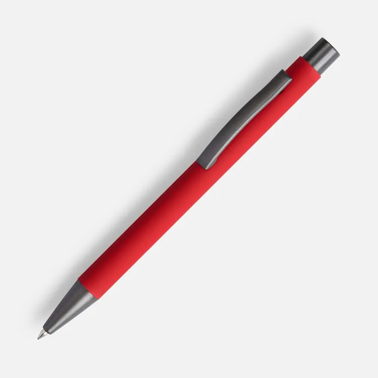 Ручка шариковая Atento Soft Touch, красная арт.16427.50