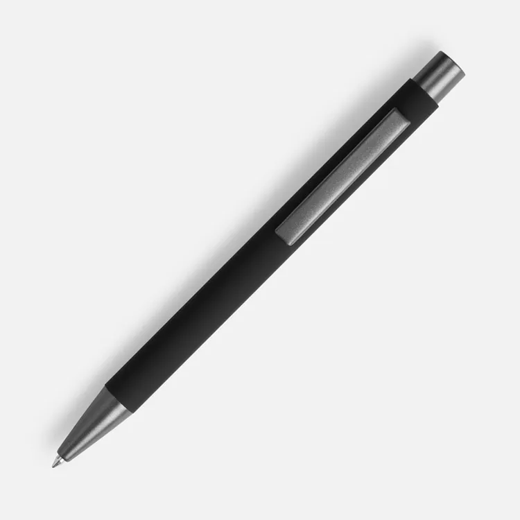Ручка шариковая Atento Soft Touch, черная арт.16427.30