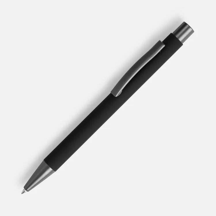 Ручка шариковая Atento Soft Touch, черная арт.16427.30