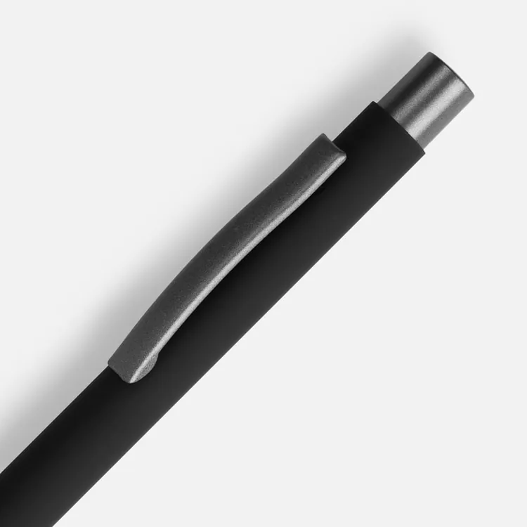 Ручка шариковая Atento Soft Touch, черная арт.16427.30