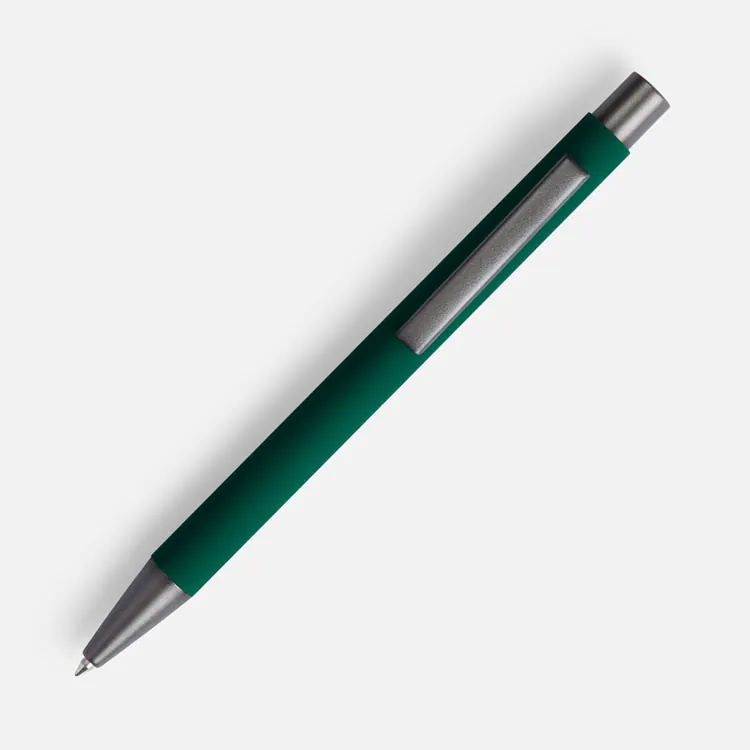 Ручка шариковая Atento Soft Touch, зеленая арт.16427.90