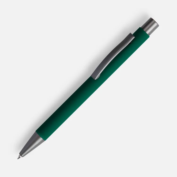 Ручка шариковая Atento Soft Touch, зеленая арт.16427.90