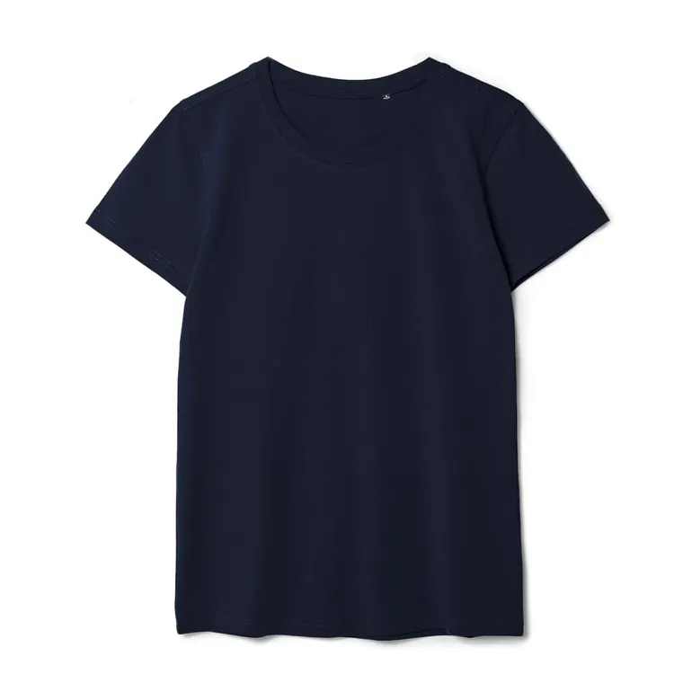 Футболка женская T-bolka Stretch Lady, темно-синяя (navy) арт.1891.40