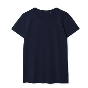 Футболка женская T-bolka Stretch Lady, темно-синяя (navy) арт.1891.40