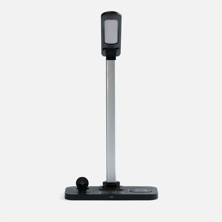 Настольная лампа с беспроводной зарядкой Power Light, черная арт.15767.30