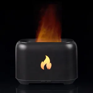 Увлажнитель-ароматизатор Fire Flick с имитацией пламени, черный арт.16899.30