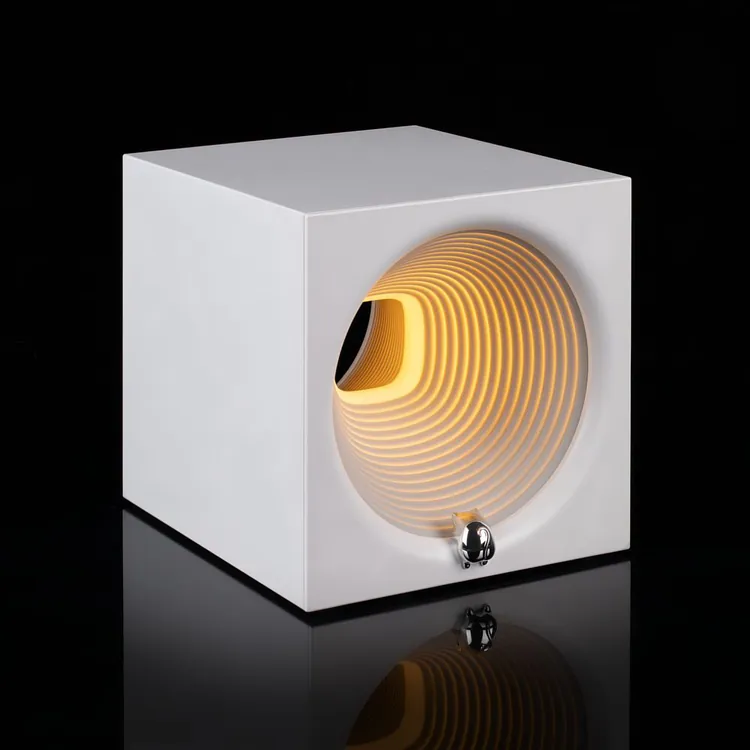 Bluetooth-колонка с подсветкой Volumetric, белая арт.16450.60