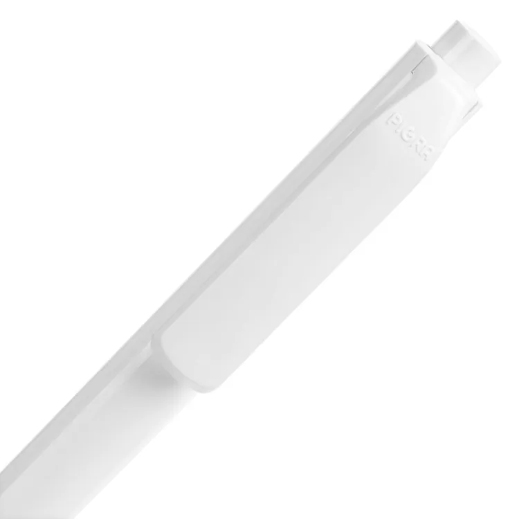 Ручка шариковая Pigra P04 Polished, белая арт.16451.60