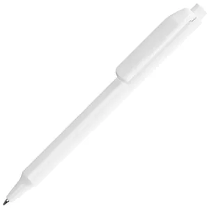 Ручка шариковая Pigra P04 Polished, белая арт.16451.60
