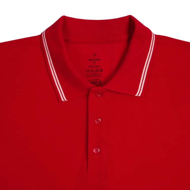 Рубашка поло Virma Stripes, красная арт.1253.50