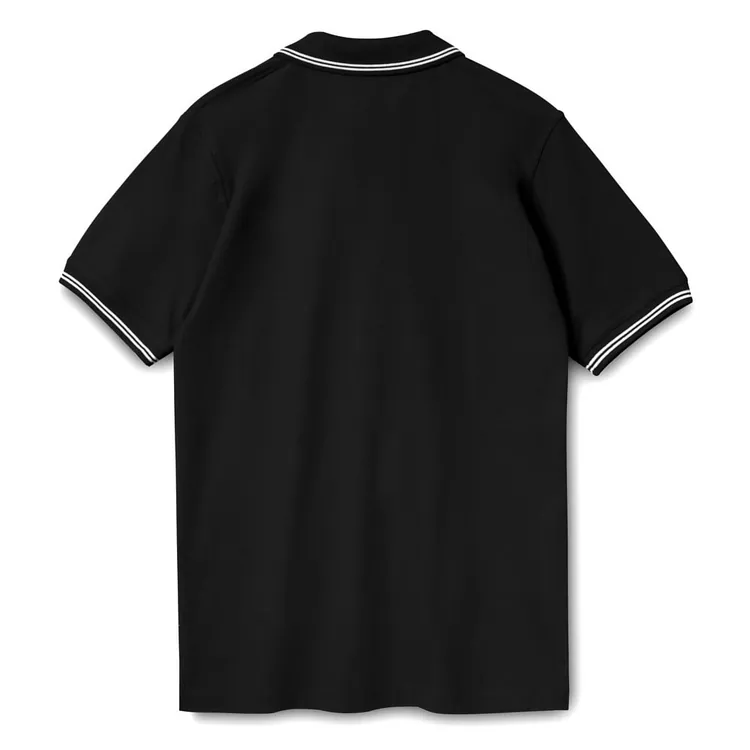 Рубашка поло Virma Stripes, черная арт.1253.30