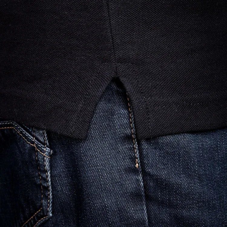 Рубашка поло Virma Stripes, черная арт.1253.30