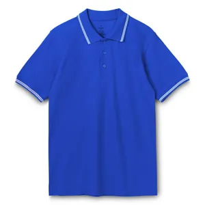 Рубашка поло Virma Stripes, ярко-синяя арт.1253.44