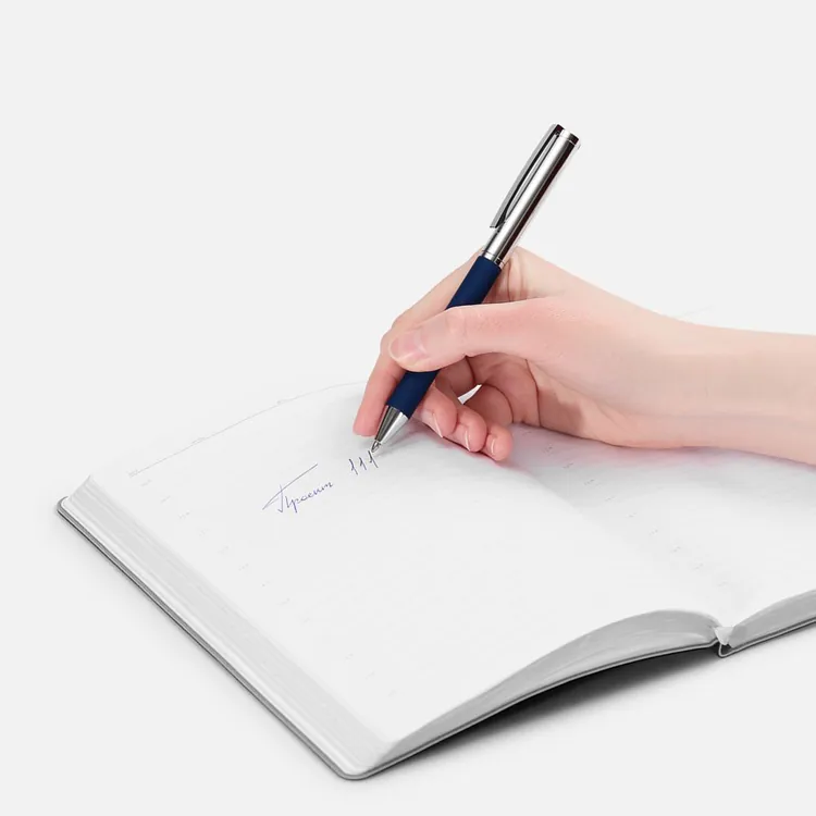 Ручка шариковая Eyeshot Soft Touch, темно-синяя арт.16705.40
