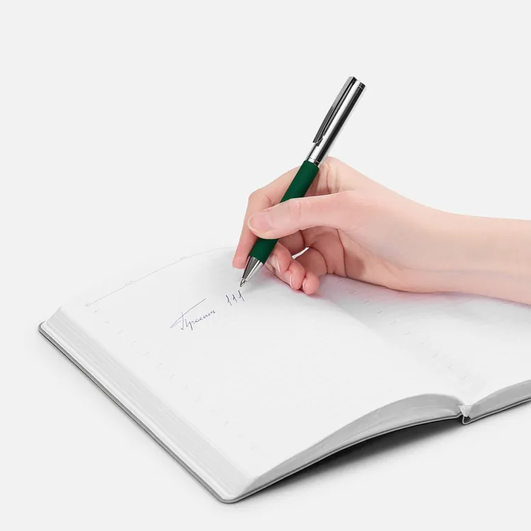 Ручка шариковая Eyeshot Soft Touch, темно-зеленая арт.16705.90