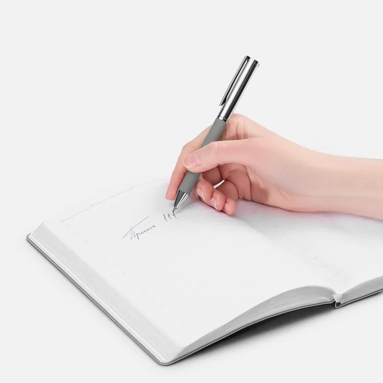 Ручка шариковая Eyeshot Soft Touch, серая арт.16705.10