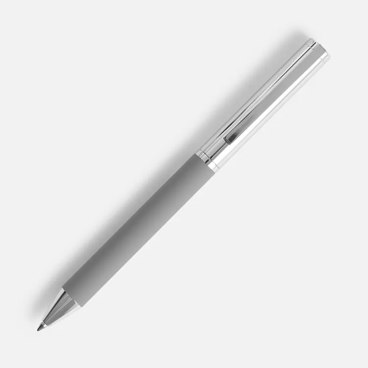 Ручка шариковая Eyeshot Soft Touch, серая арт.16705.10