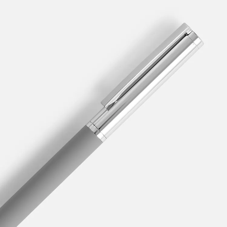 Ручка шариковая Eyeshot Soft Touch, серая арт.16705.10