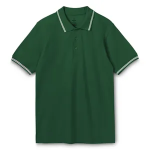 Рубашка поло Virma Stripes, зеленая арт.1253.90