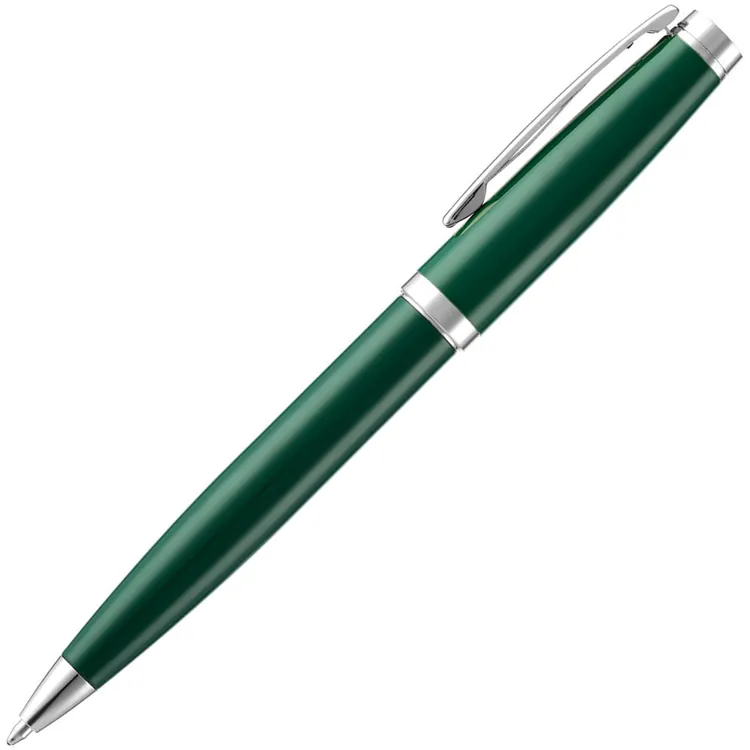 Ручка шариковая Letra Chrome, глянцевая, темно-зеленая арт.16709.90