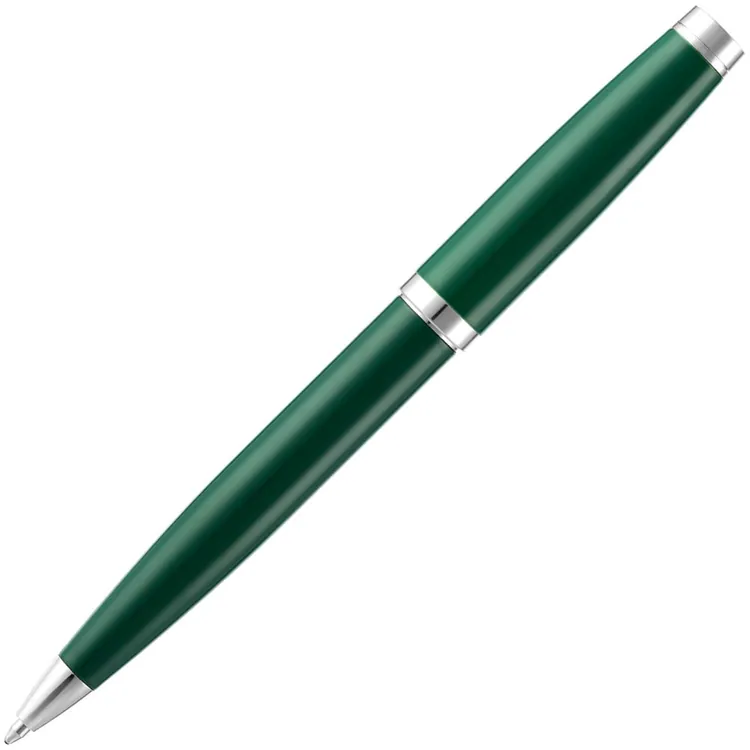 Ручка шариковая Letra Chrome, глянцевая, темно-зеленая арт.16709.90