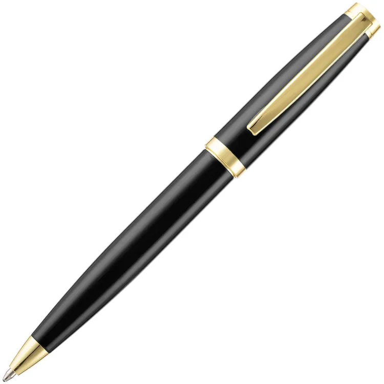 Ручка шариковая Letra Gold, глянцевая, черная арт.16710.30