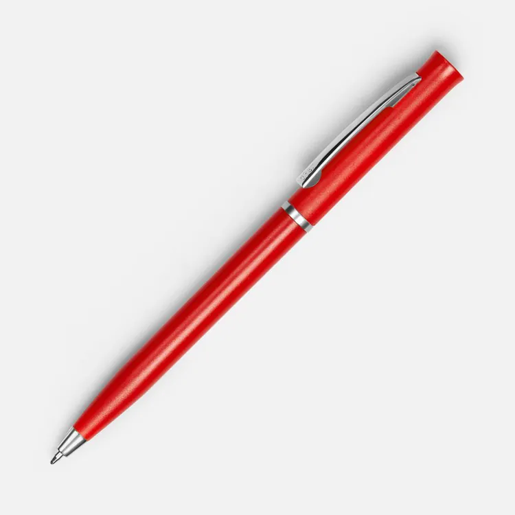 Ручка шариковая Euro Chrome, красная арт.4478.50
