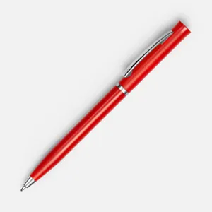 Ручка шариковая Euro Chrome, красная арт.4478.50